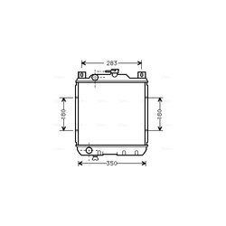 Chladič motora AVA QUALITY COOLING SZ2018