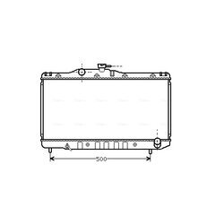 Chladič motora AVA QUALITY COOLING TO2099