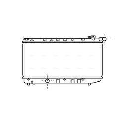 Chladič motora AVA QUALITY COOLING TO2124