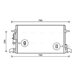 Kondenzátor klimatizácie AVA QUALITY COOLING AI5324