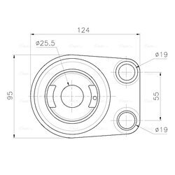 Chladič motorového oleja AVA QUALITY COOLING AU3350