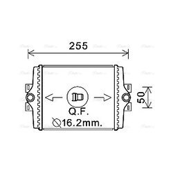 Chladič motora AVA QUALITY COOLING BW2450