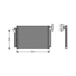 Kondenzátor klimatizácie AVA QUALITY COOLING BW5281D