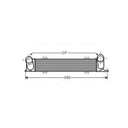 Chladič plniaceho vzduchu AVA QUALITY COOLING BWA4538