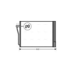 Kondenzátor klimatizácie AVA QUALITY COOLING BWA5371D