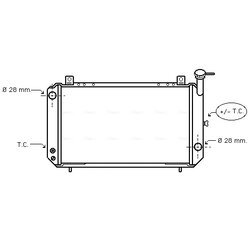 Chladič motora AVA QUALITY COOLING DN2052