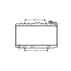 Chladič motora AVA QUALITY COOLING DN2122