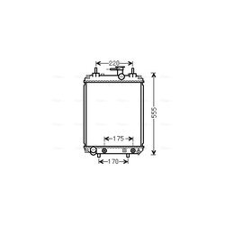 Chladič motora AVA QUALITY COOLING DU2073