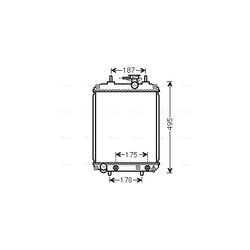 Chladič motora AVA QUALITY COOLING DUA2065