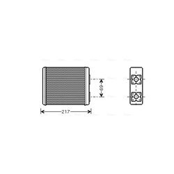 Výmenník tepla vnútorného kúrenia AVA QUALITY COOLING FD6362