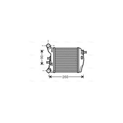 Chladič plniaceho vzduchu AVA QUALITY COOLING FT4375