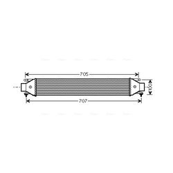 Chladič plniaceho vzduchu AVA QUALITY COOLING FT4392