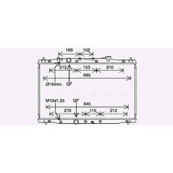 Chladič motora AVA QUALITY COOLING HD2314