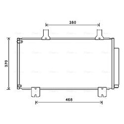 Kondenzátor klimatizácie AVA QUALITY COOLING HD5247D