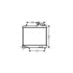 Chladič motora AVA QUALITY COOLING HY2125