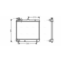 Chladič motora AVA QUALITY COOLING HYA2051