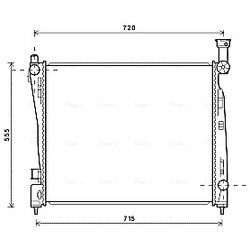 Chladič motora AVA QUALITY COOLING JEA2054