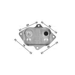 Chladič motorového oleja AVA QUALITY COOLING MS3743