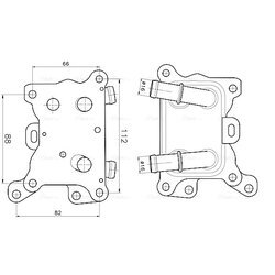 Chladič motorového oleja AVA QUALITY COOLING MS3787