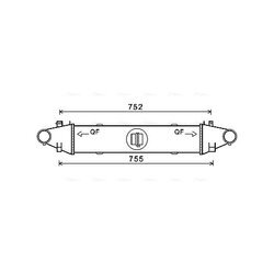 Chladič plniaceho vzduchu AVA QUALITY COOLING MSA4556