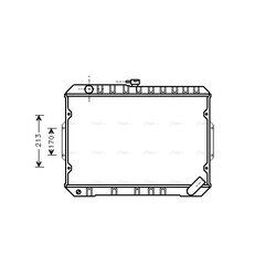 Chladič motora AVA QUALITY COOLING MT2027