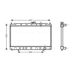 Chladič motora AVA QUALITY COOLING MT2130