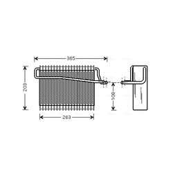 Výparník klimatizácie AVA QUALITY COOLING PEV039