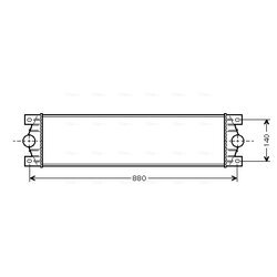 Chladič plniaceho vzduchu AVA QUALITY COOLING RTA4359