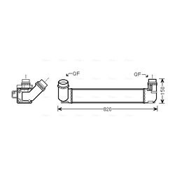 Chladič plniaceho vzduchu AVA QUALITY COOLING RTA4412