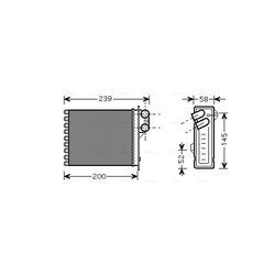 Výmenník tepla vnútorného kúrenia AVA QUALITY COOLING RTA6398