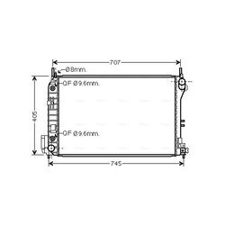 Chladič motora AVA QUALITY COOLING SBA2059