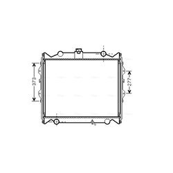 Chladič motora AVA QUALITY COOLING TO2310