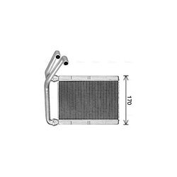 Výmenník tepla vnútorného kúrenia AVA QUALITY COOLING TO6781