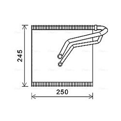 Výparník klimatizácie AVA QUALITY COOLING VNV387