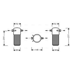 vysúšač klimatizácie AVA QUALITY COOLING VOD100