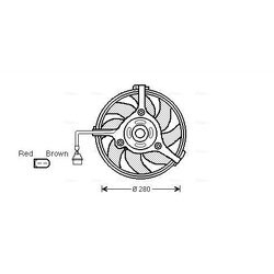 Ventilátor chladenia motora AVA QUALITY COOLING AI7510