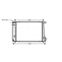 Chladič motora AVA QUALITY COOLING BW2086