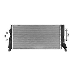 Chladič motora AVA QUALITY COOLING BW2588 - obr. 1