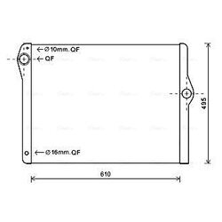 Chladič motora AVA QUALITY COOLING BW2596