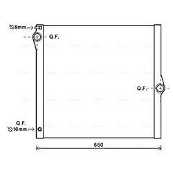 Chladič motora AVA QUALITY COOLING BWA2436