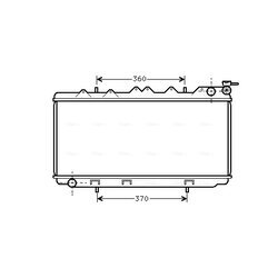 Chladič motora AVA QUALITY COOLING DN2114