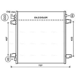 Kondenzátor klimatizácie AVA QUALITY COOLING DN5402