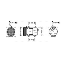 Kompresor klimatizácie AVA QUALITY COOLING FDAK280