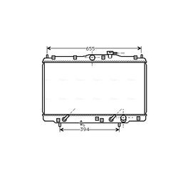 Chladič motora AVA QUALITY COOLING HD2110