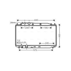 Chladič motora AVA QUALITY COOLING HD2187