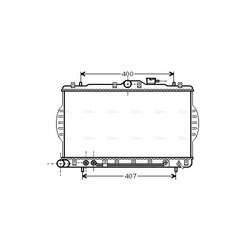 Chladič motora AVA QUALITY COOLING HY2048