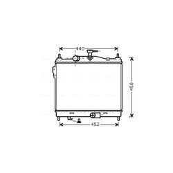 Chladič motora AVA QUALITY COOLING HY2205