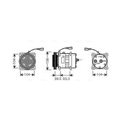 Kompresor klimatizácie AVA QUALITY COOLING IVAK093