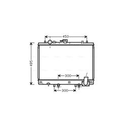 Chladič motora AVA QUALITY COOLING MT2192