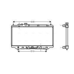 Chladič motora AVA QUALITY COOLING MZ2100